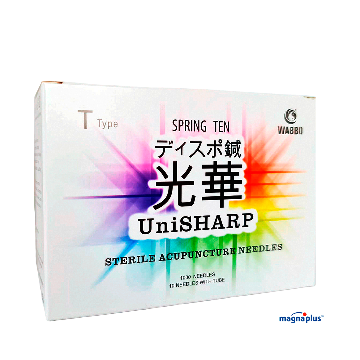 Agujas de acupuntura Marca: WABBO UniSHARP con 1,000 piezas