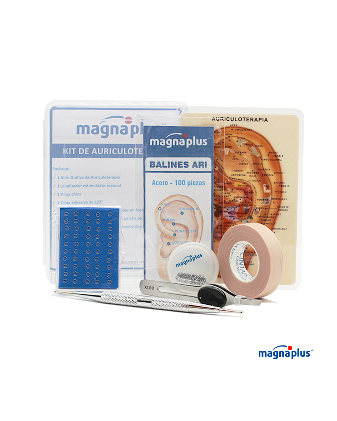 Kit de Auriculoterapia Básico Magnaplus