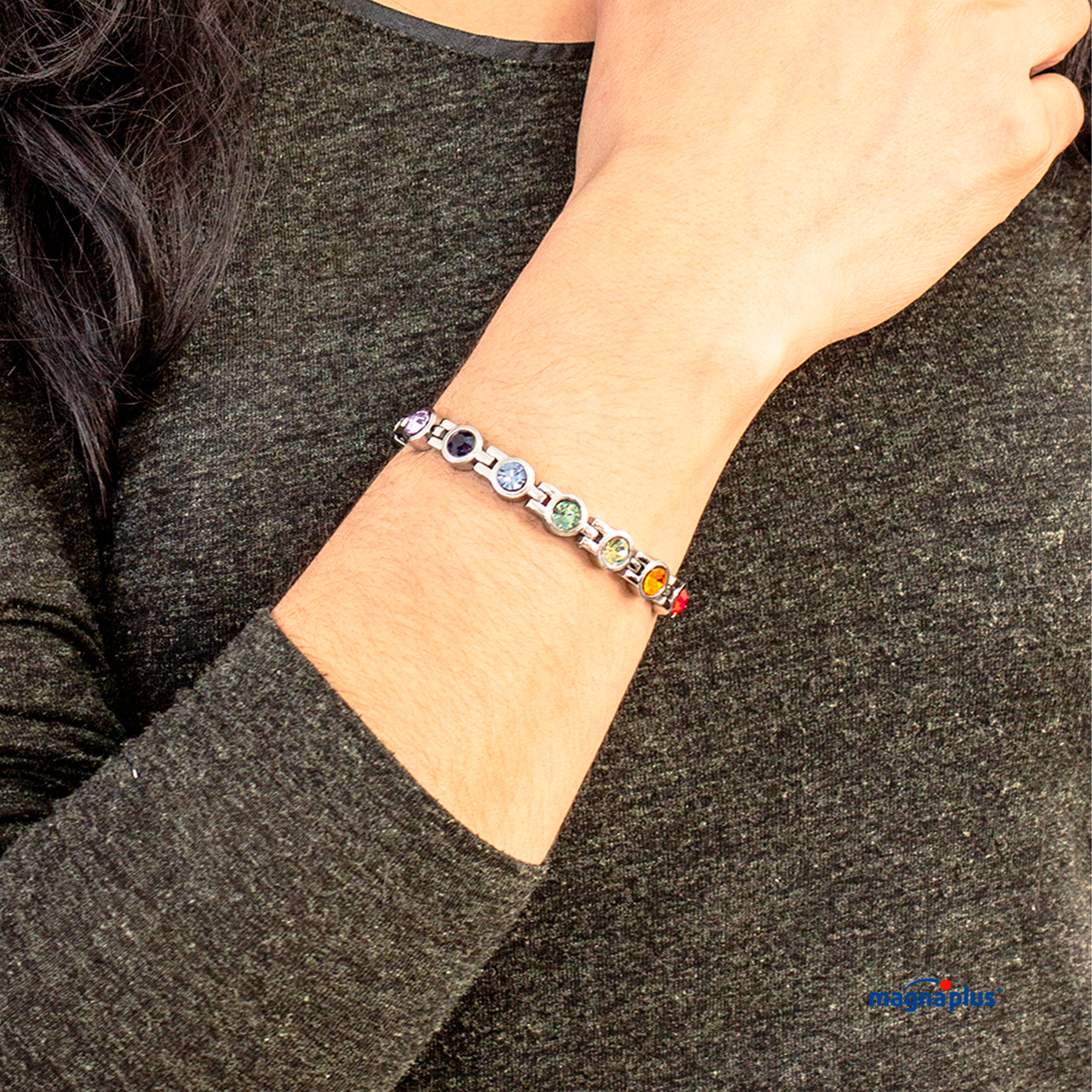 Pulsera Magnética Swarovski Chakras