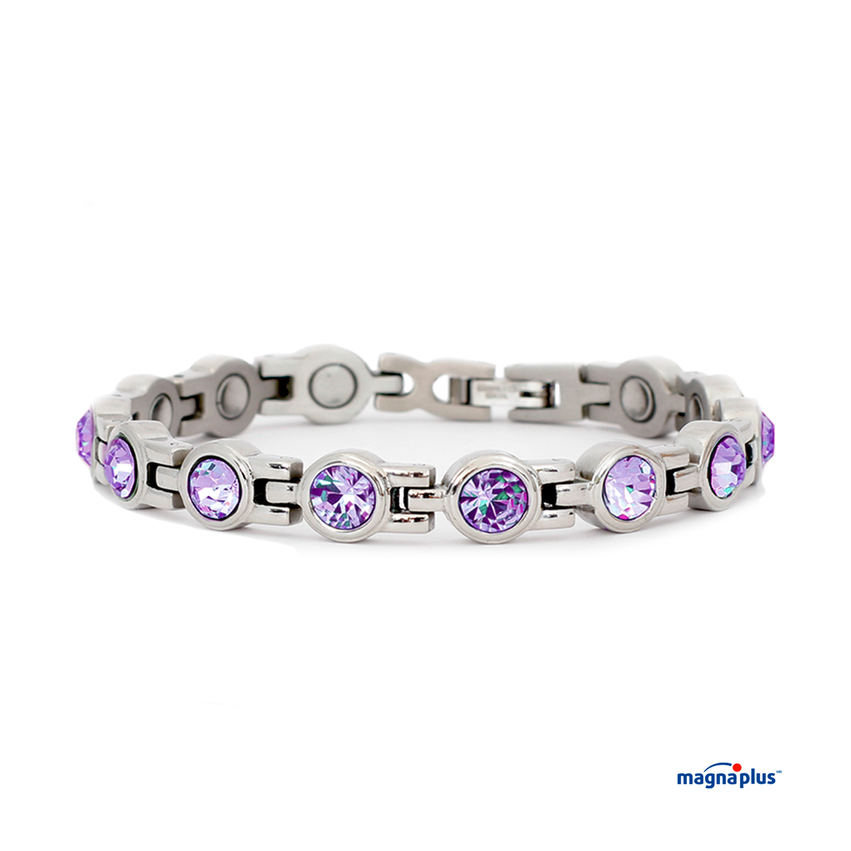 Pulsera Magnética Swarovski Dark Violet