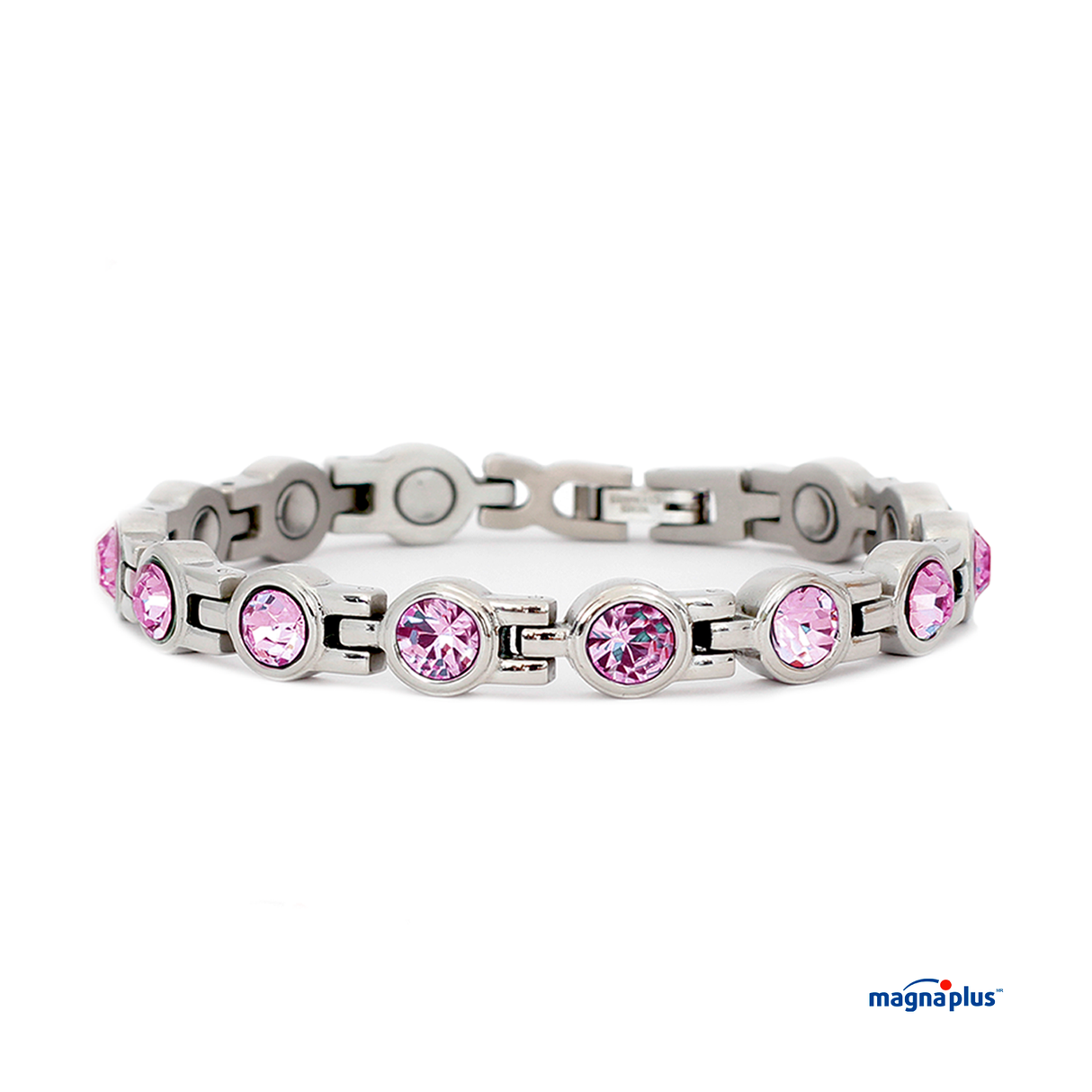 Pulsera Magnética Swarovski Violet