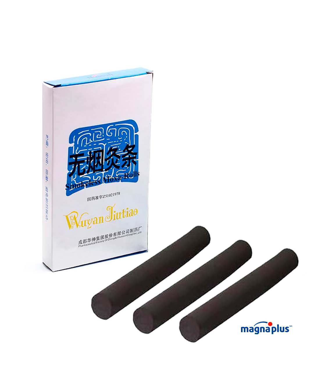 Moxa Rool Huasun Baja en Humo para Moxibustión paquete con 5 piezas