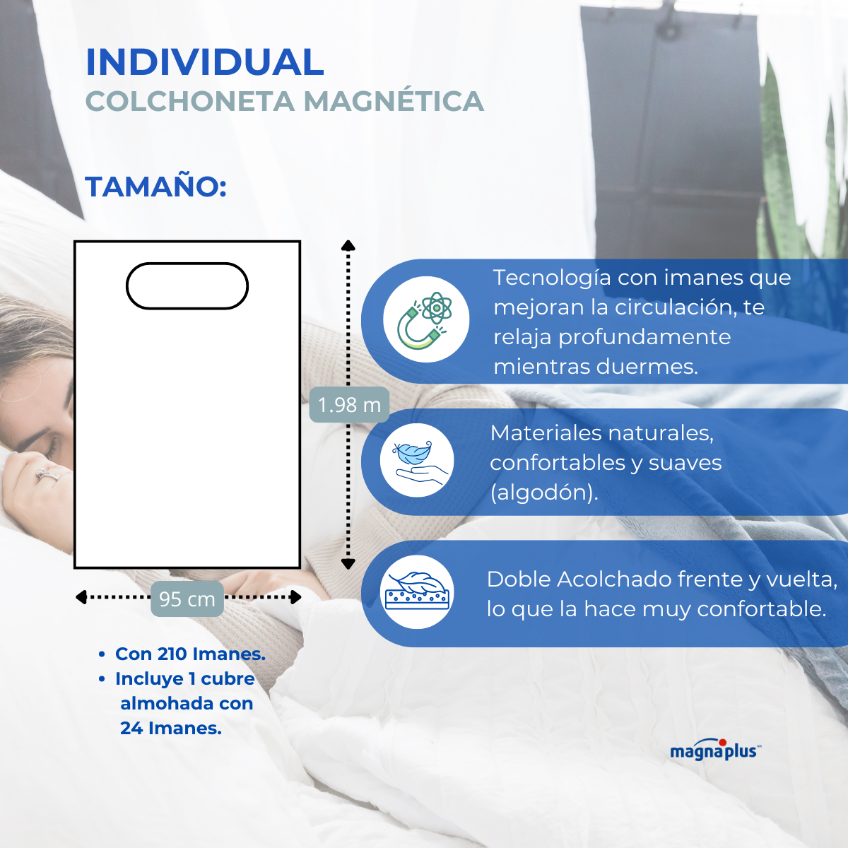 Colchonetas Magnéticas Magnaplus | Descanso y Recuperación