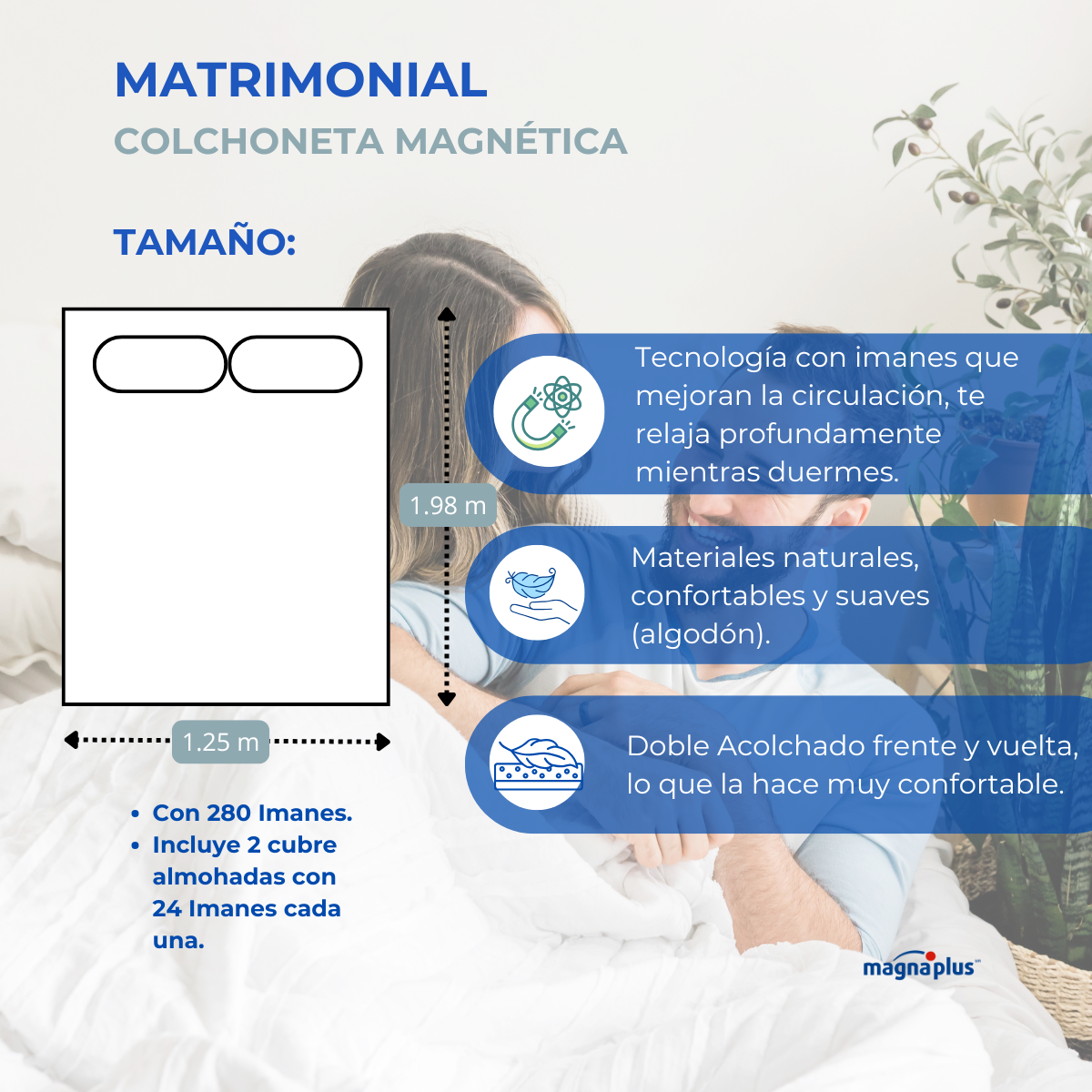 Colchonetas Magnéticas Magnaplus | Descanso y Recuperación