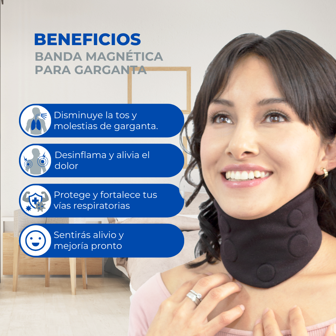 Banda Magnética para la Garganta