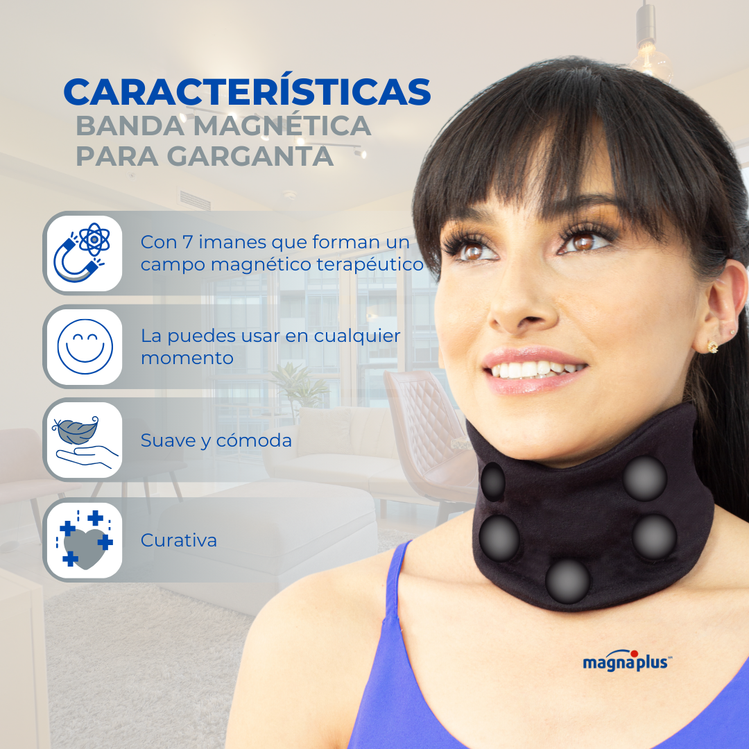 Banda Magnética para la Garganta