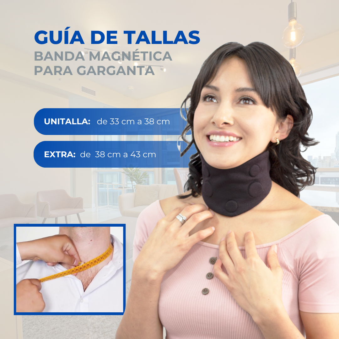 Banda Magnética para la Garganta