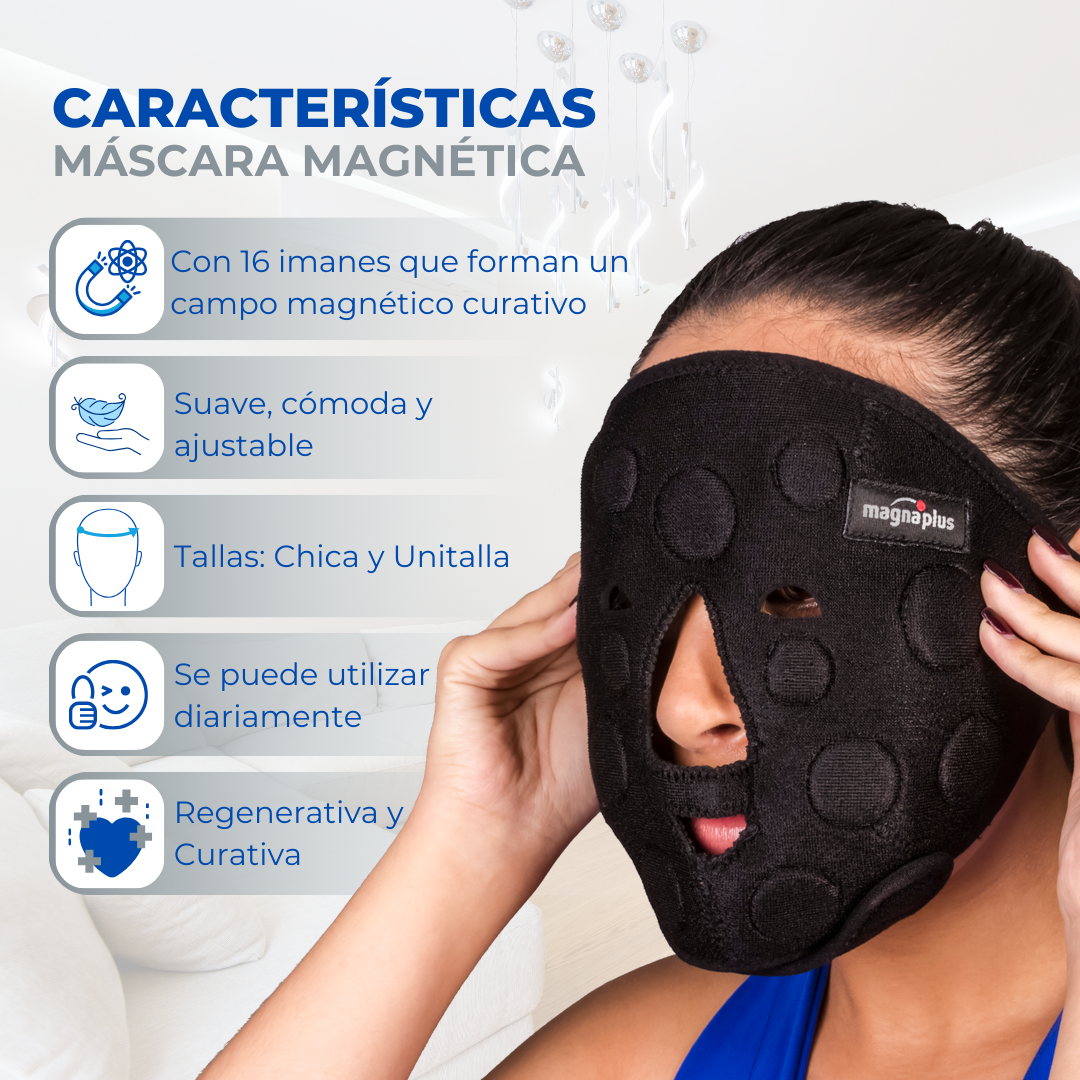 Máscara Magnética Facial | Rejuvenece y Desvanece Arrugas