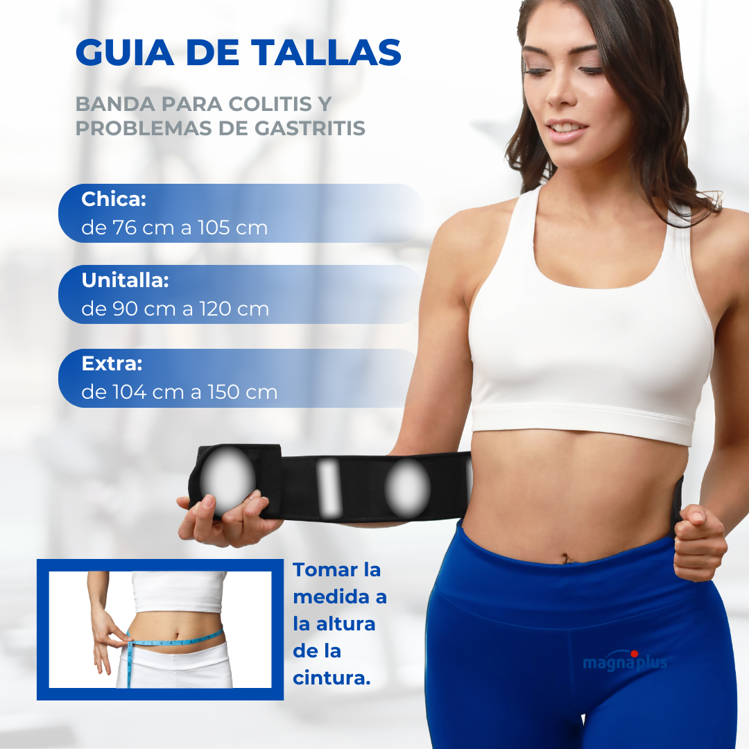 Banda Magnética para Colitis y Gastritis