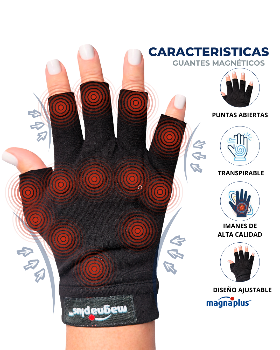 Guantes Magnéticos para Artritis | Alivio del Dolor y Movilidad