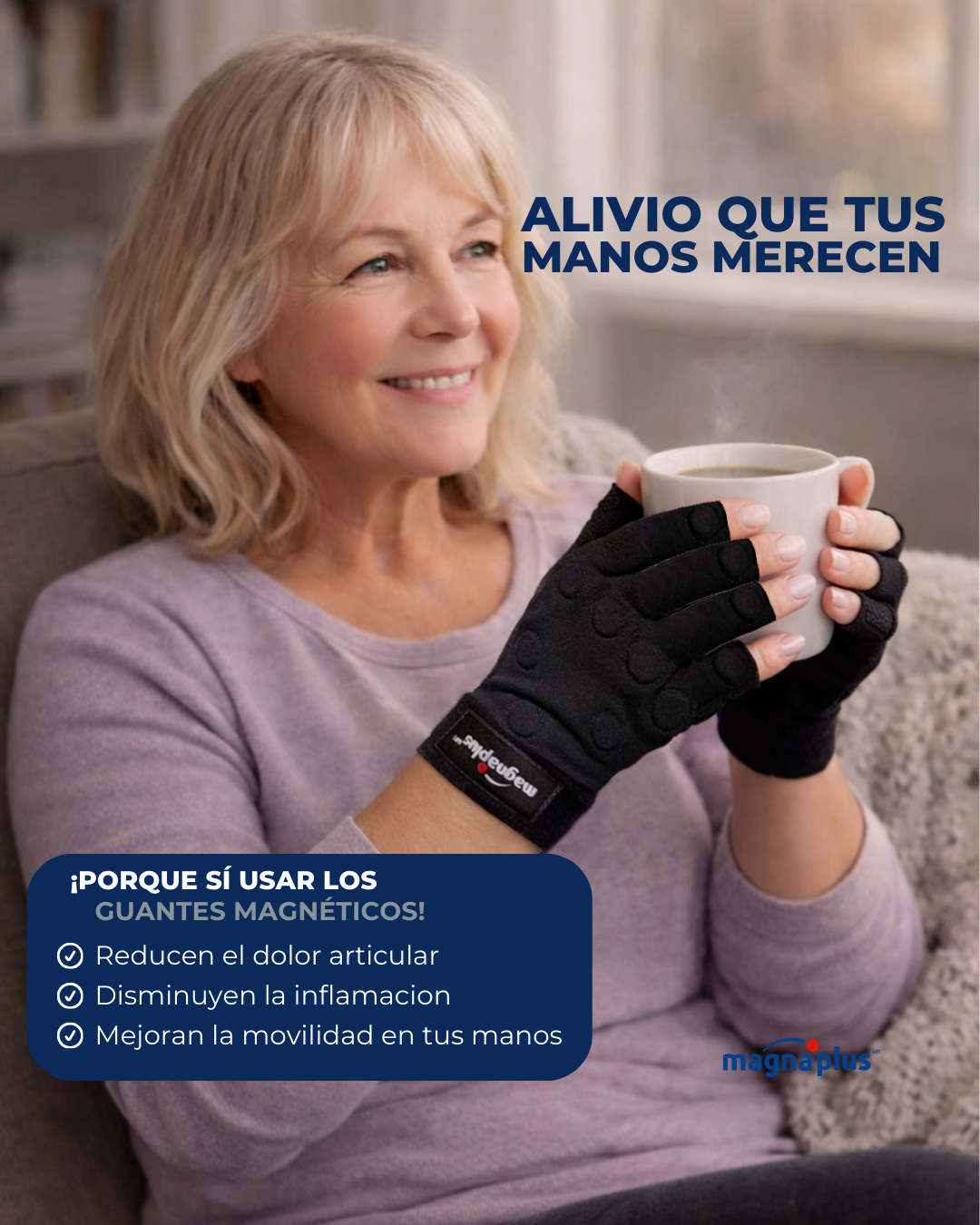 Guantes Magnéticos para Artritis | Alivio del Dolor y Movilidad