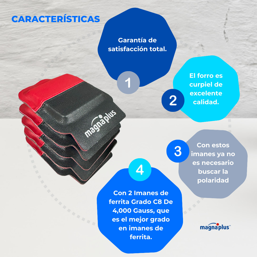 Imán doble polaridad N°1 - En 5 y 10 pzas