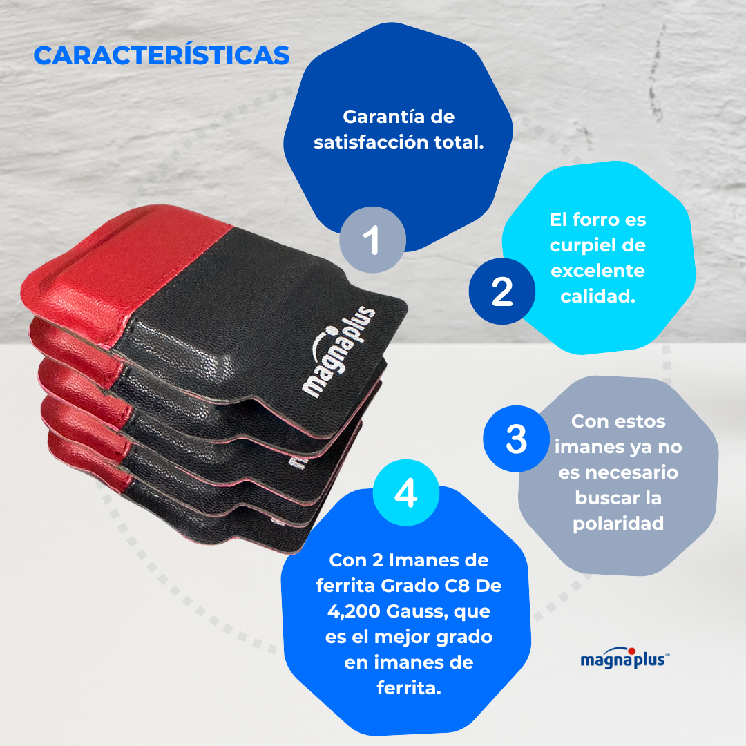 Imán doble polaridad N°2 -En 5 y 10 pzas.