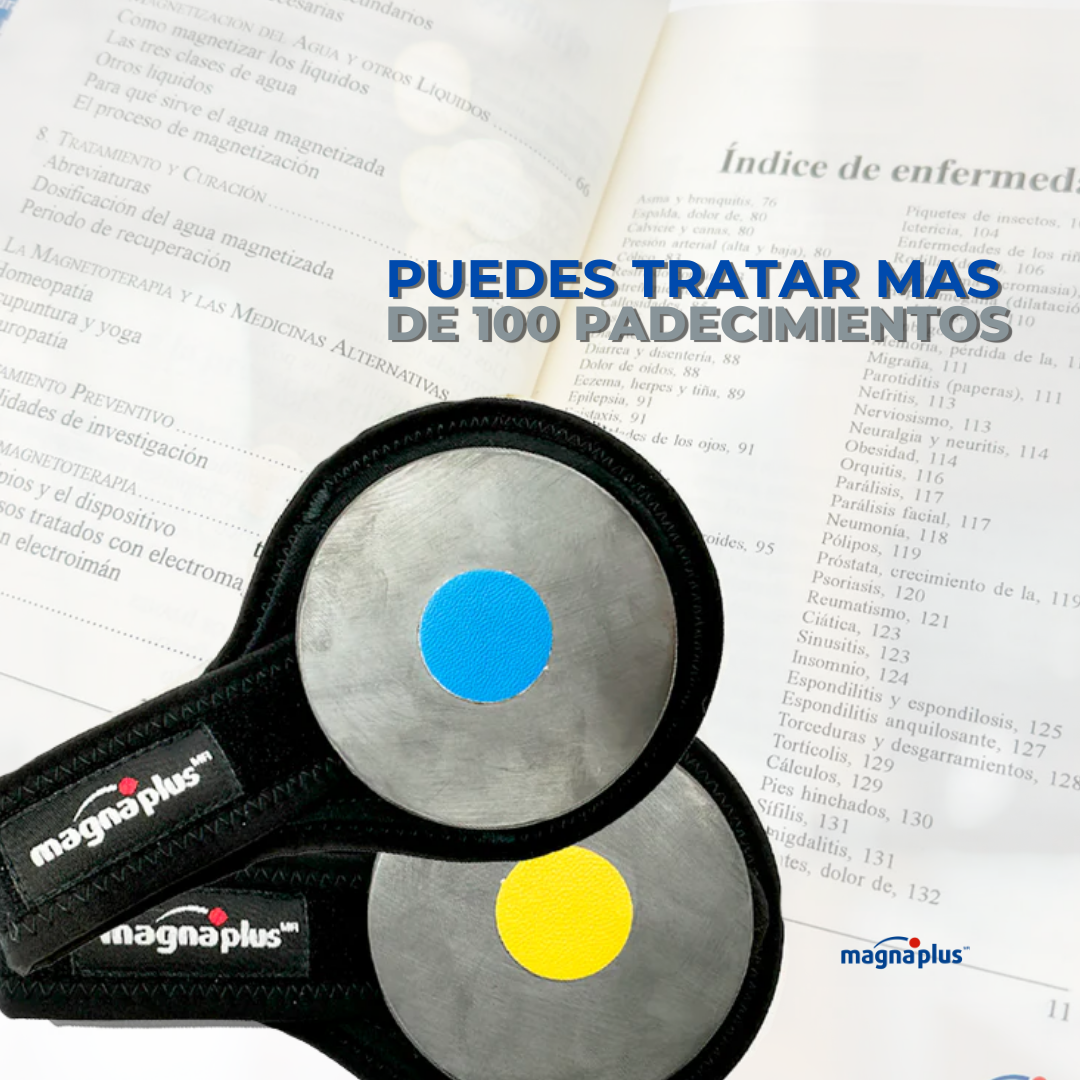 Par de Imanes para pies y manos de la Técnica del Dr. Bansal