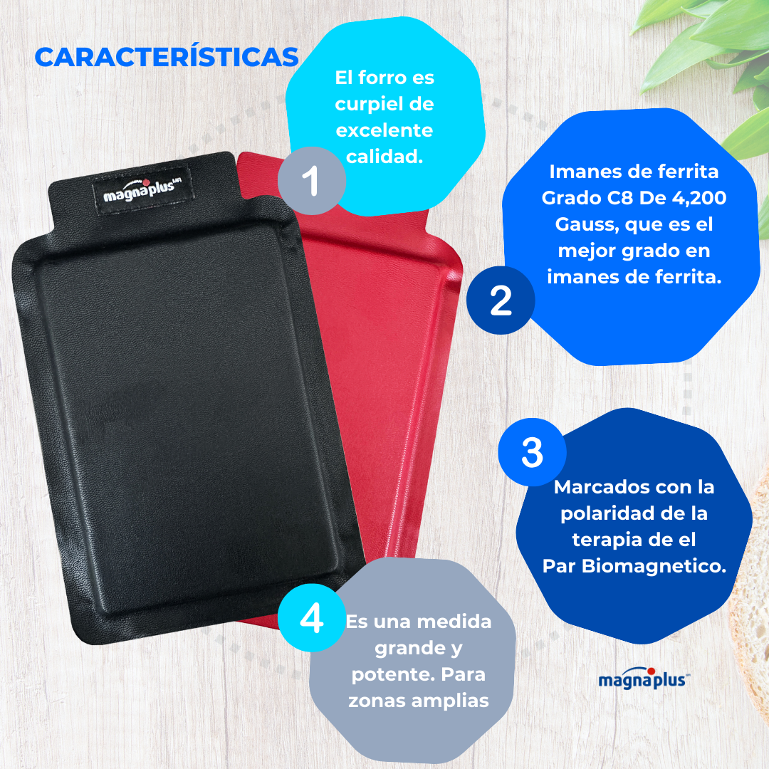 Imán Ferrita Forrado 100x150x13 mm 1 y 2 pzas