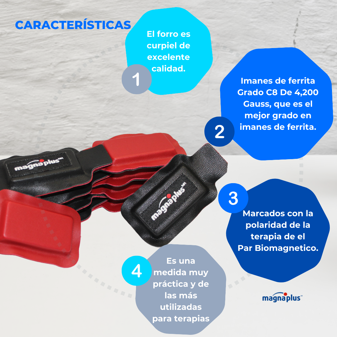 Imanes  Ferrita Forrado 50x25x10 mm 10 pzas