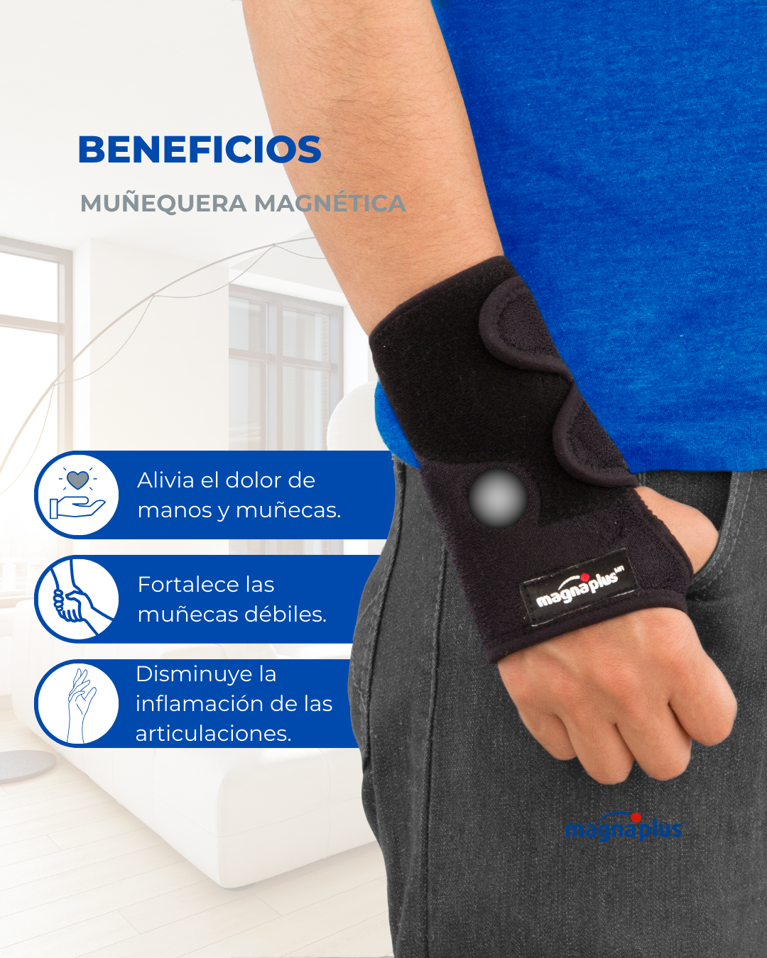 Muñequera Magnética