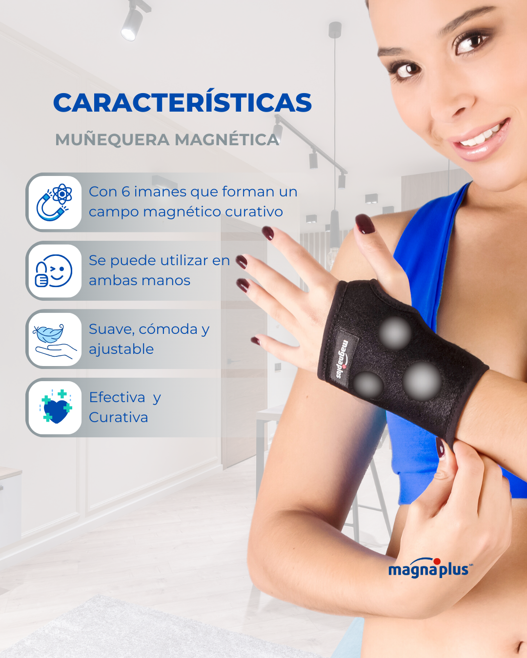 Muñequera Magnética