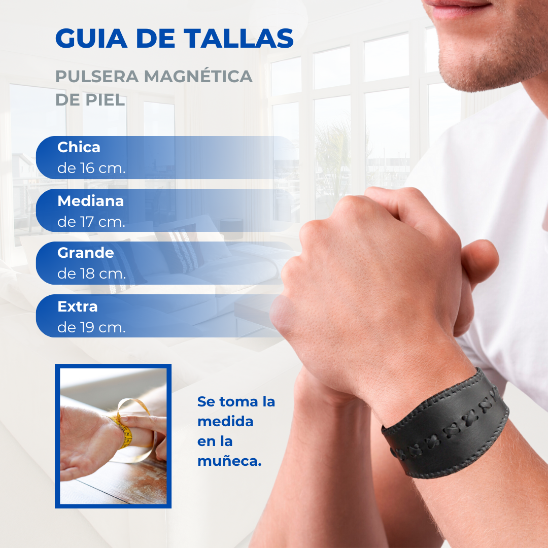 Pulsera Magnética de Piel