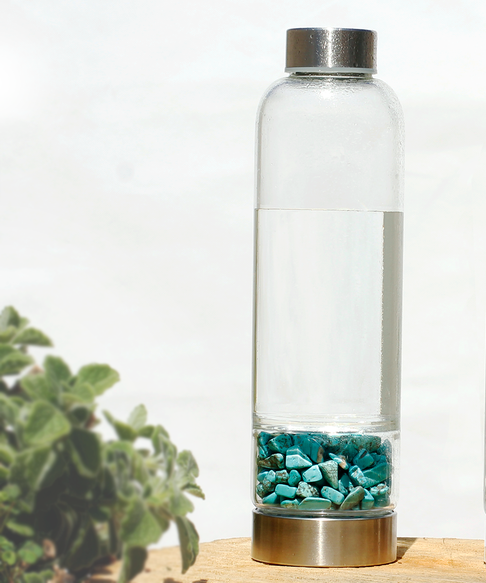 Botella Gem Water Base - Acero