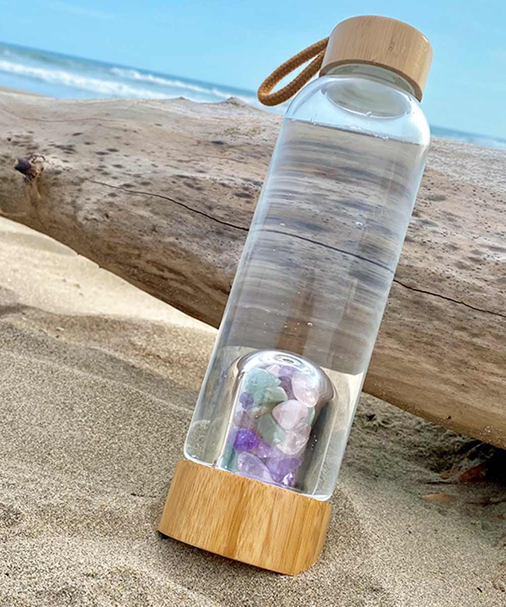 Botella Gem Water Cápsula - Bambú