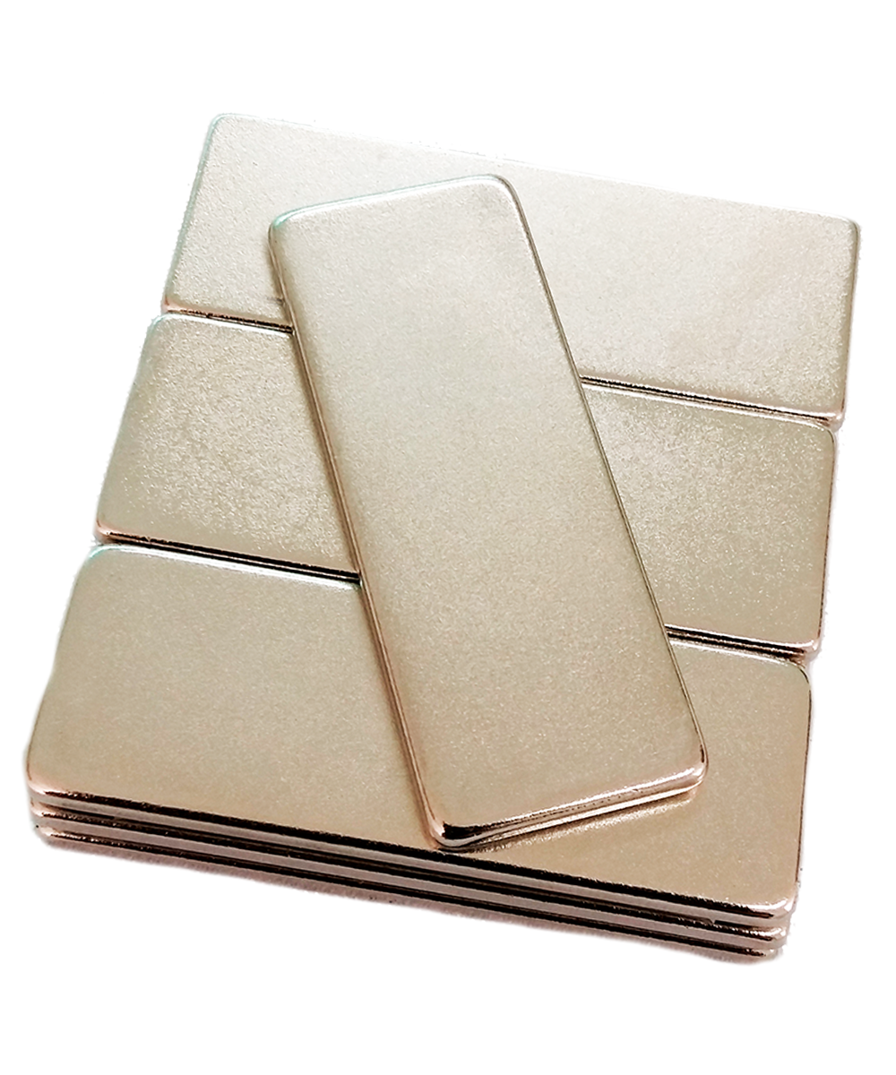 Rectangular Neodimio 40x15x2mm - Magnaplus