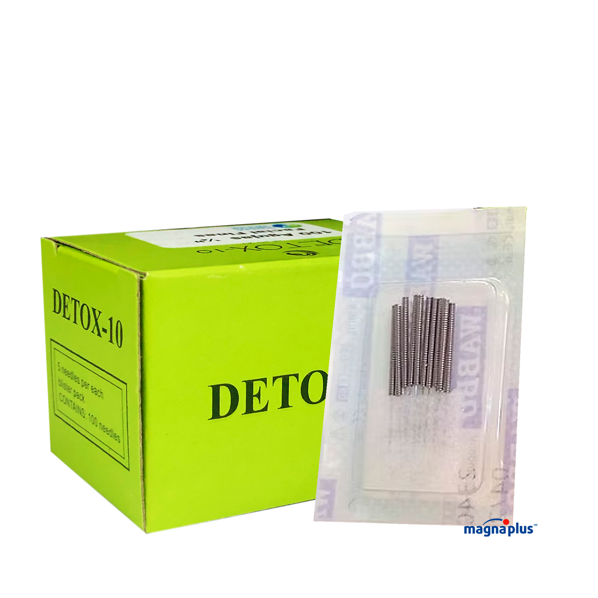 Agujas de acupuntura Detox - 10   100 piezas