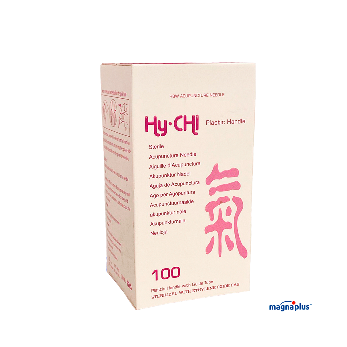 Agujas para Acupuntura HY-Chi       1½"   Morada 0.25Marca HBW  con 100 piezas