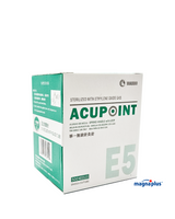 Agujas para Acupuntura  Acero  Marca: WABBO ACUPOINT E5 500 piezas