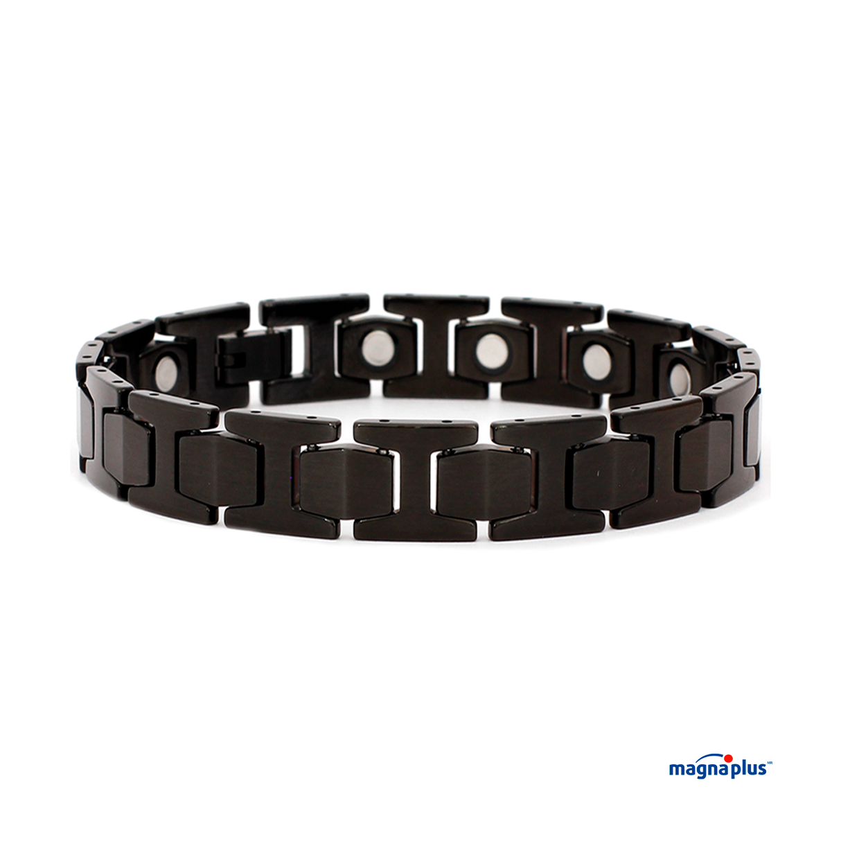 Pulsera Magnética Tungsteno Negro