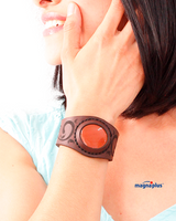 Pulsera de Piel Atenea | Equilibra Presión y Estado de Ánimo