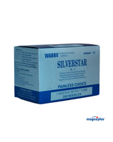 Agujas  para Acupuntura  de Plata Marca: WABBO SILVERSTAR  N - 1 con 200 piezas