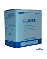 Agujas  para Acupuntura  de Plata Marca: WABBO SILVERSTAR  N - 1 con 200 piezas