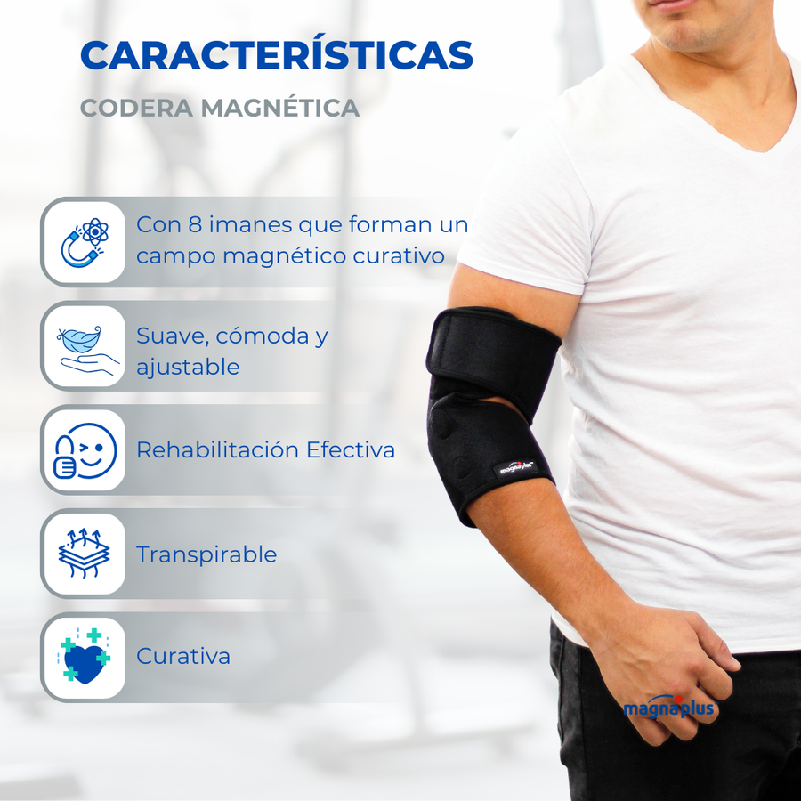 Codera Magnética para Tendinitis y Dolor | Alivio Efectivo – Magnaplus