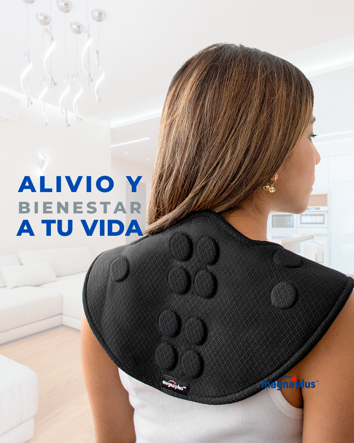 Cuellera Magnética | Alivio de Tensión en Cuello y Hombros