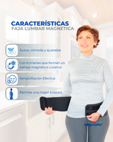 Faja Lumbar Magnética para Dolor de Espalda baja | Soporte y comodidad