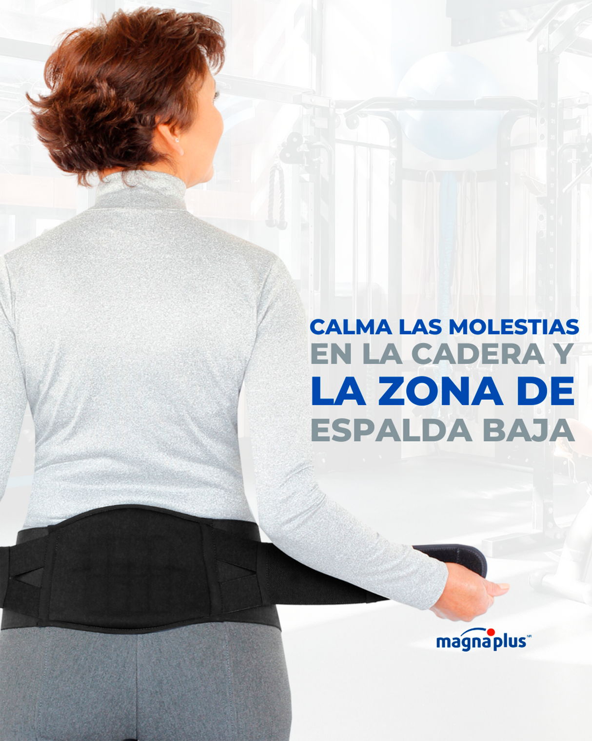 Faja Lumbar Magnética con doble soporte| Fortalece tu Espalda