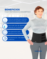 Faja Reforzada Magnética | Soporte para Dolor de Espalda Crónico