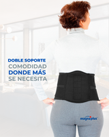 Faja Magnética  Reforzada doble soporte |  Problemas Crónicos