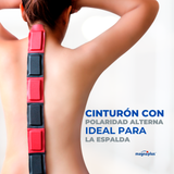 Cinturón con imanes de ferrita                                                  (Polaridad Alterna)