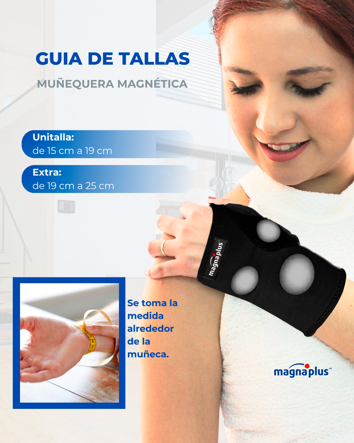 Muñequera Magnética Terapéutica | Acelera la Rehabilitación