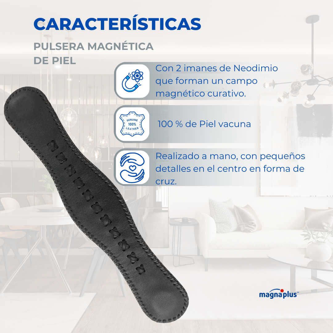 Pulsera Magnética de Piel