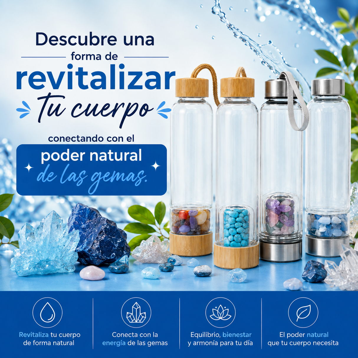 Kit Botellas Gem water